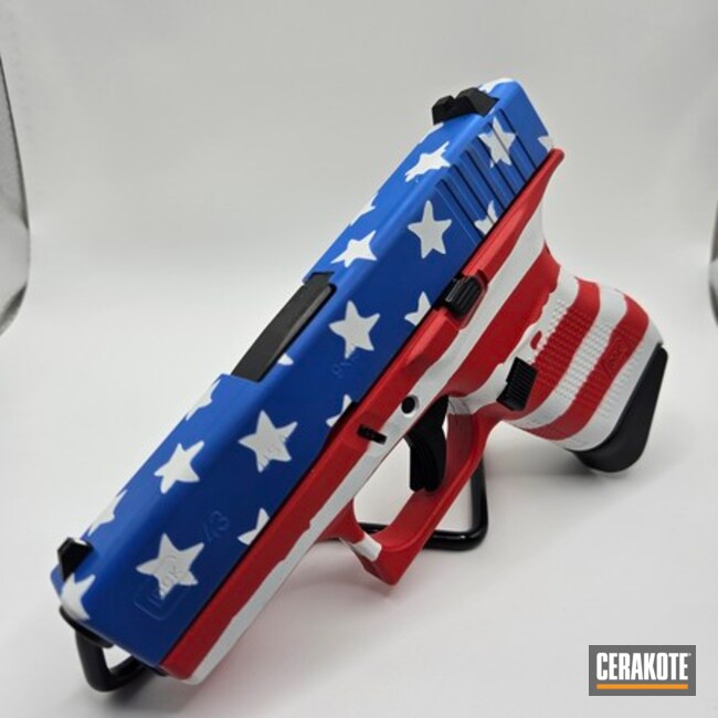 Bright White, Usmc Red And Nra Blue Glock 43