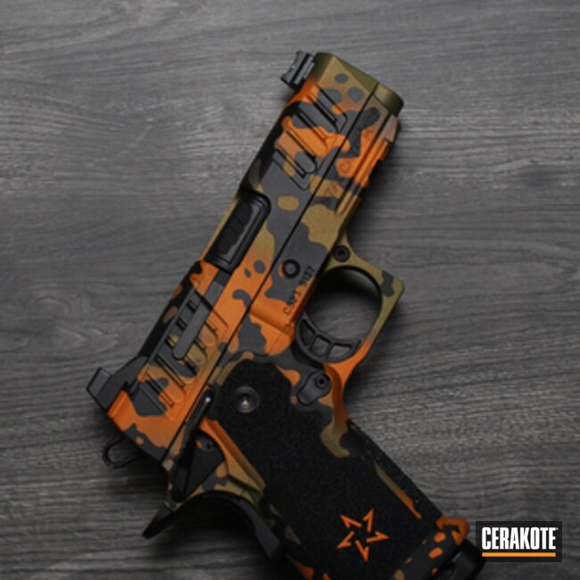 Staccato Coated With Cerakote In H-170, H-309 And H-146