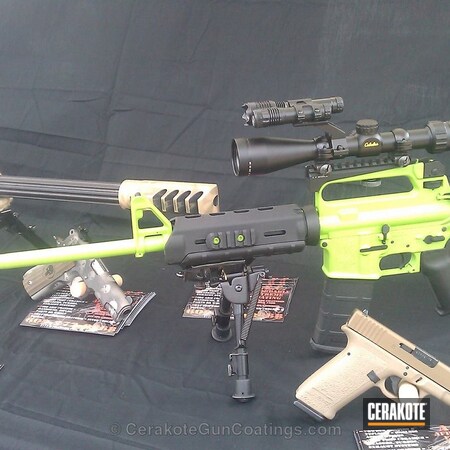Powder Coating: Graphite Black H-146,Zombie Green H-168,Springfield Armory,Tactical Rifle