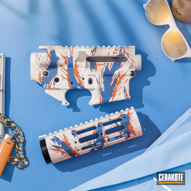 Hunter Orange, Snow White And Nra Blue Vts Recieverset
