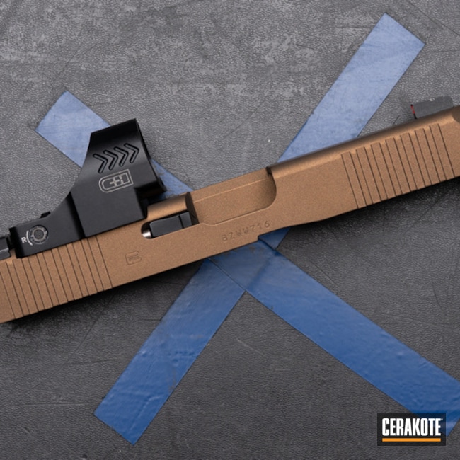 Single Color Bronze Slide With Optics Cut 