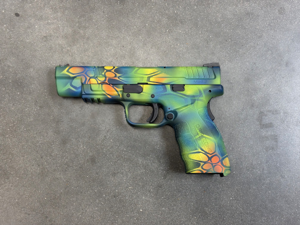 Colorful Kryptek Pistol | Cerakote