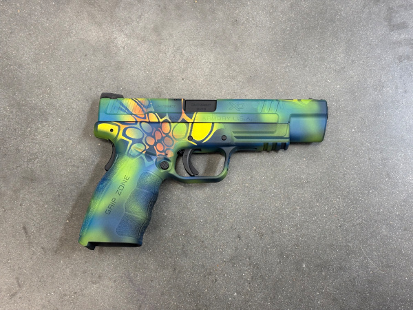 Colorful Kryptek Pistol | Cerakote