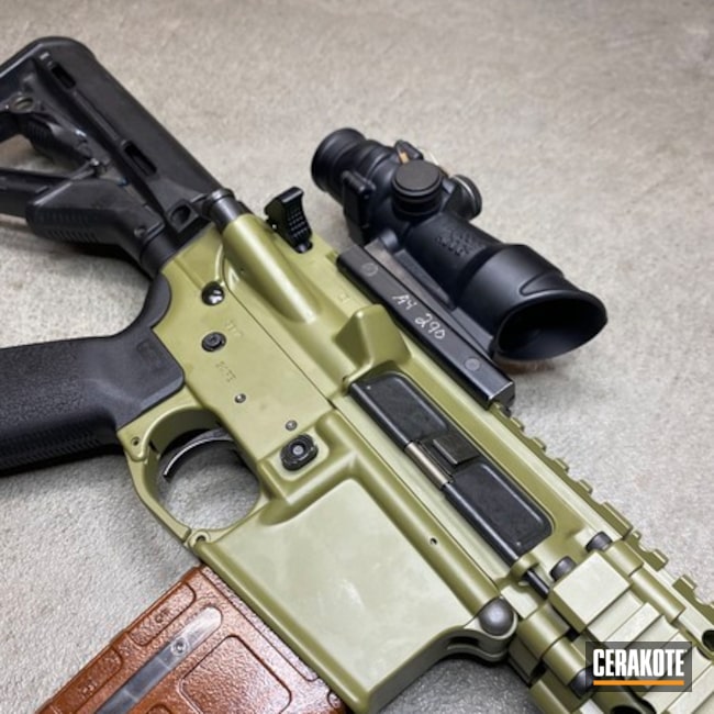 Ar-15 Sbr With Noveske Bazooka Green