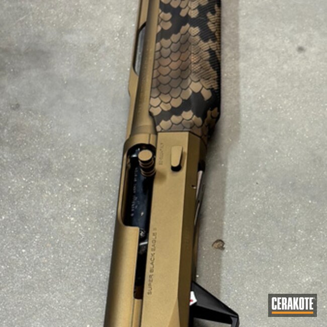 Snakeskin Camo Shotgun 