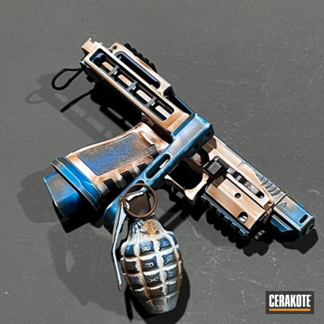 Glock Chassis Coated With Cerakote