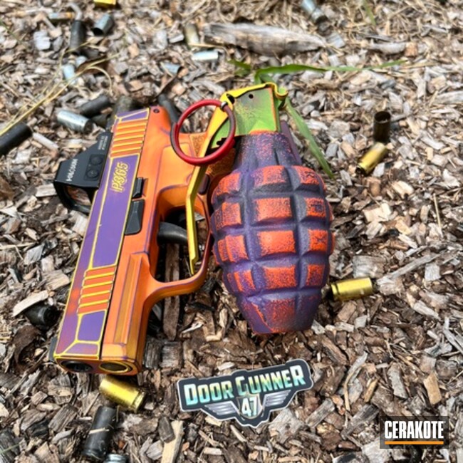Grenade And 365 Coated With Cerakote