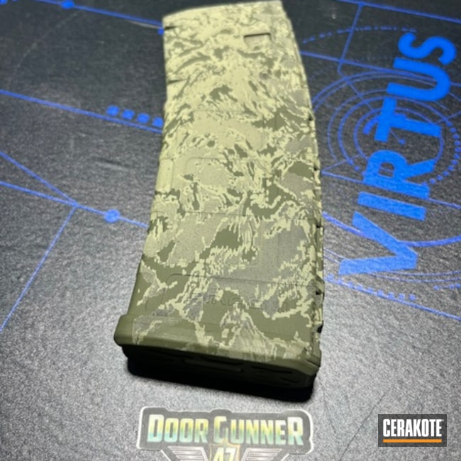 Pmag Coated With Cerakote In O.d. Green