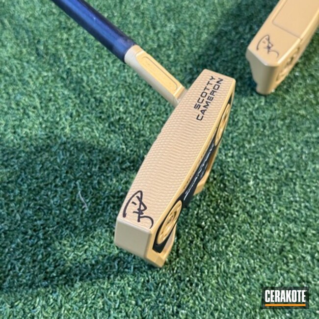 Scotty Cameron Golf Clubs In Glacier Gold