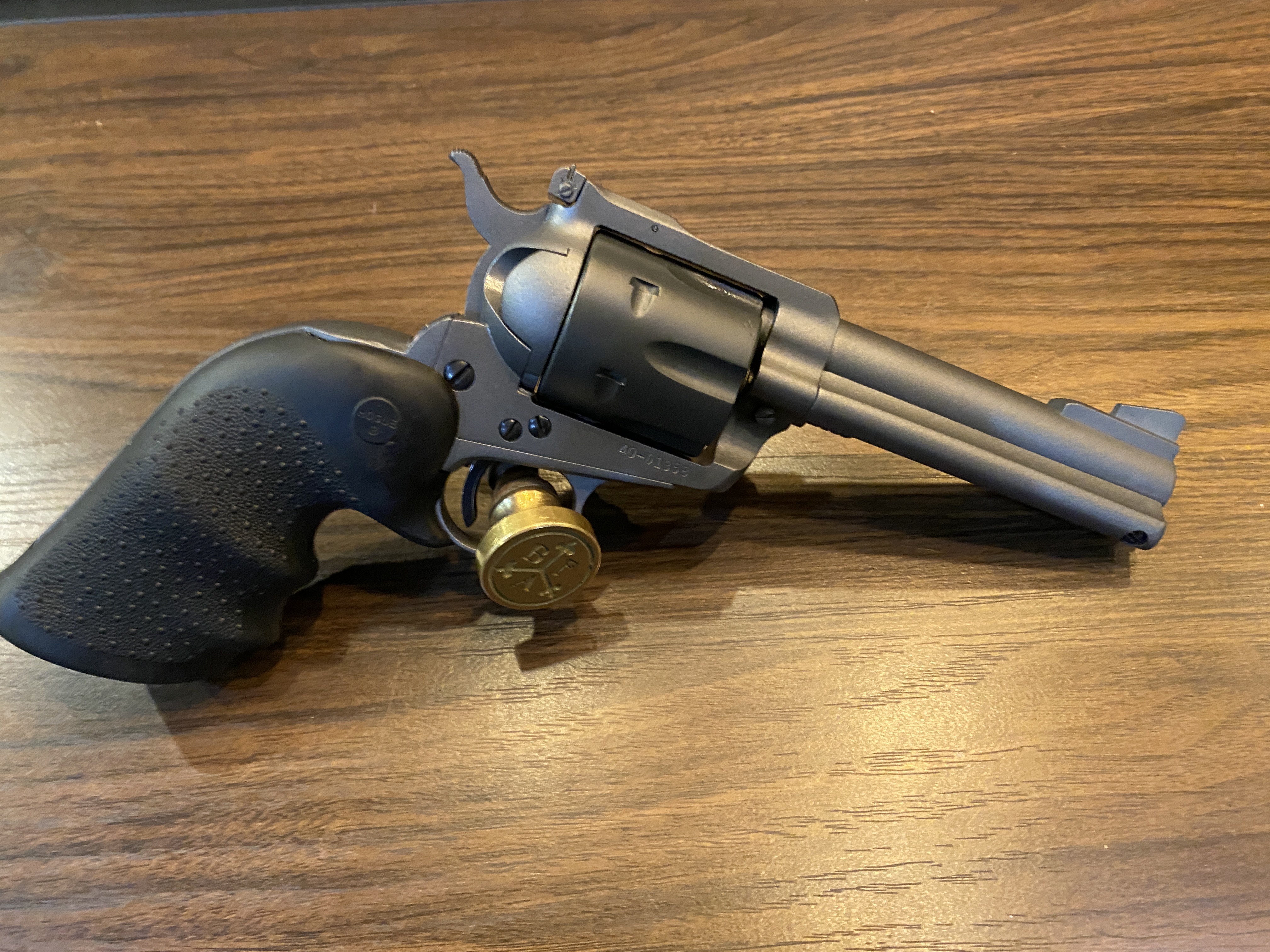 Siga Revolver Original Ruger Blackhawk coated in Sig Dark Grey and Tactical grey ...