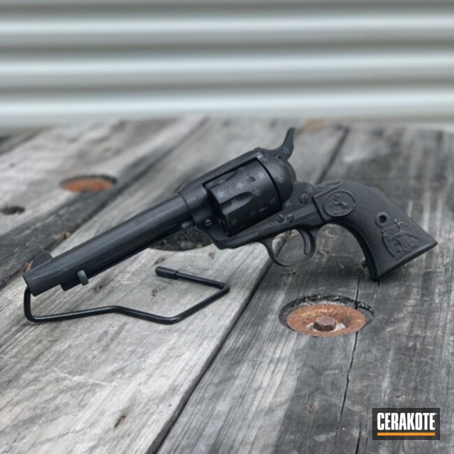Distressed American Flag Revolver