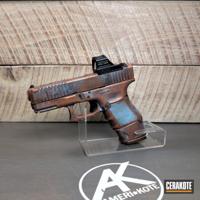 "shipwrecked" Glock 29 10 Mm Copper Patina 