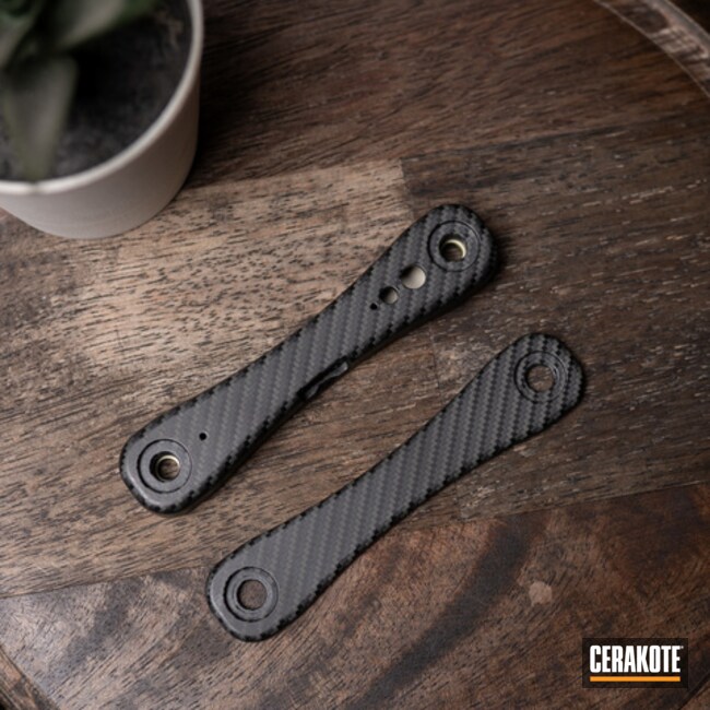 Single Color Finish With Carbon Fiber Laser Finish