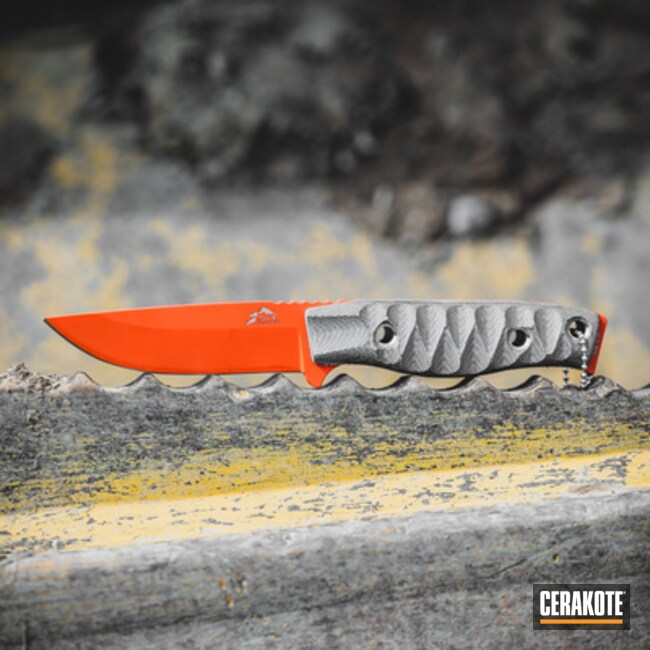 3 Dog Knife M.a.k. In Hunter Orange