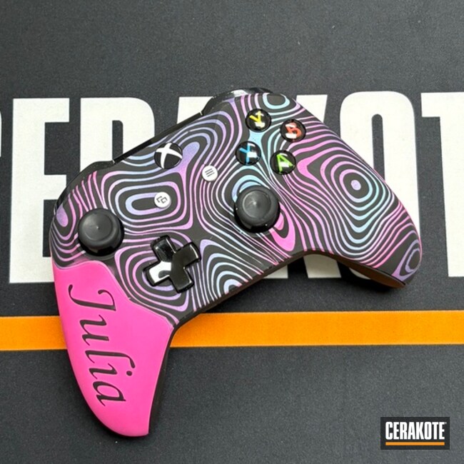 Custom Stenciled Xbox Controller