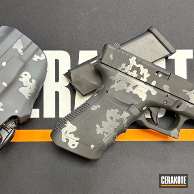 Multi Camo Glock 21 And Holster