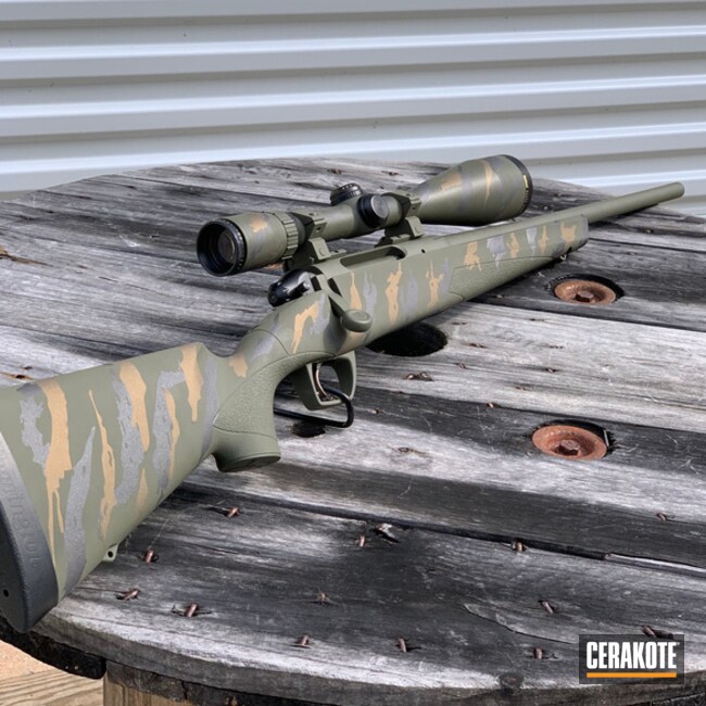 Striped Camo Bolt Gun 