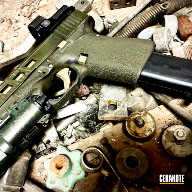 Glock 19 Jungle Distressed