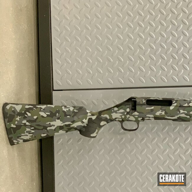 Multi Camo Bolt Action Rifle