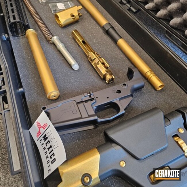 High Gloss Armor Clear, Cerakote Fx Gold And Gold Aero Build With Gold