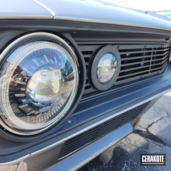 1967 Camaro Custom Grill In Glacier Black