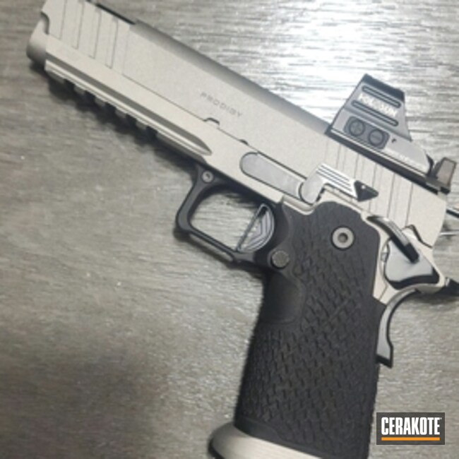 1911 Coated With Cerakote In Savage® Stainless And Armor Black