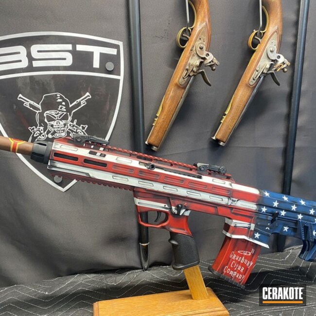 Custom American Flag Bullpup