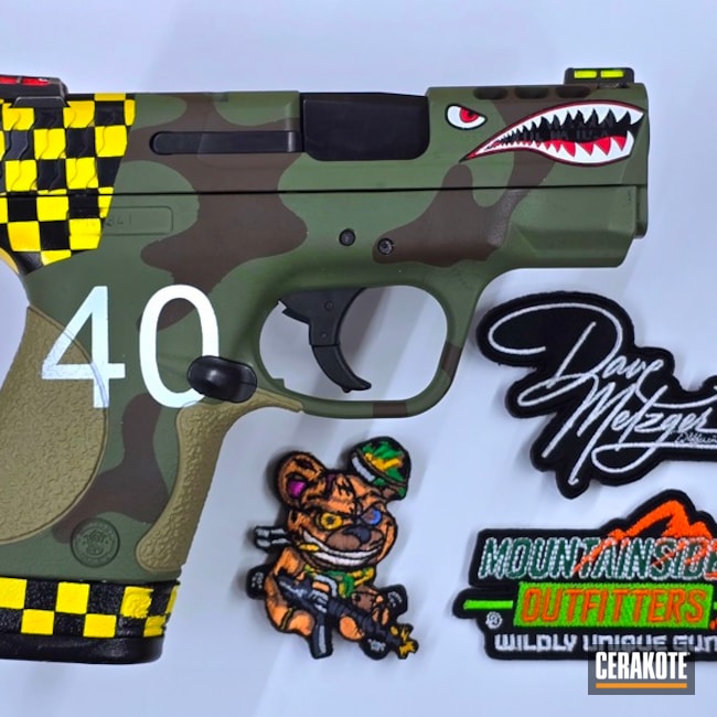 Coated With Cerakote  Smith & Wesson