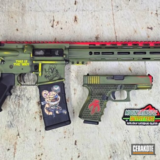 Boba Fett Ar-15 & Glock Combo 