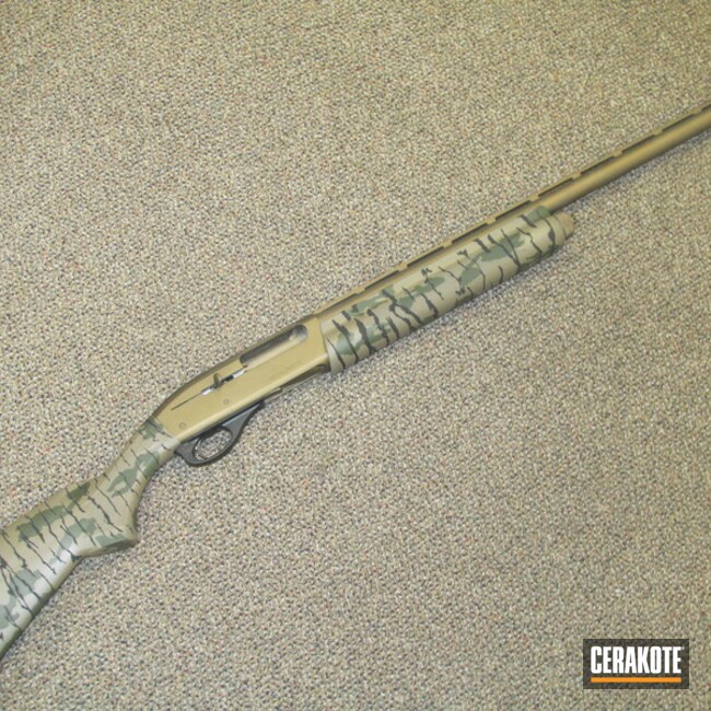 Shotgun Coated With Cerakote