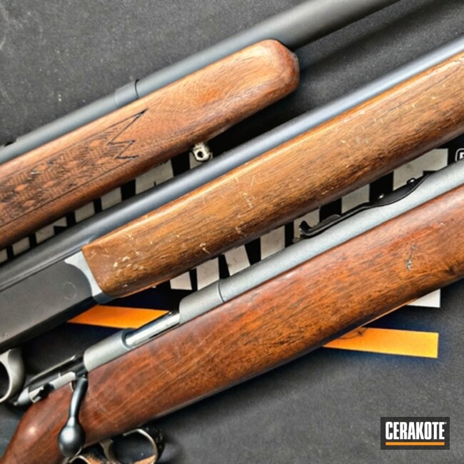 Carbon Black, Platinum And Blackout Hunting Rifle