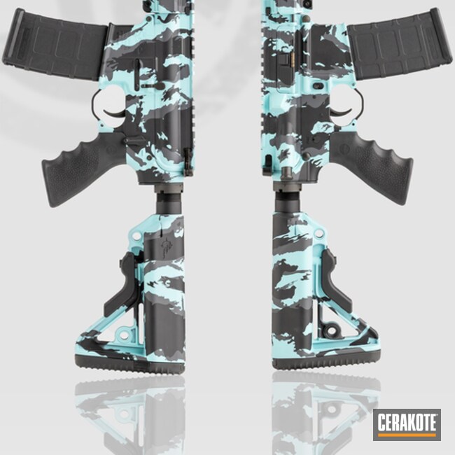 Splash Coated With Cerakote In H-234, H-146 And H-175