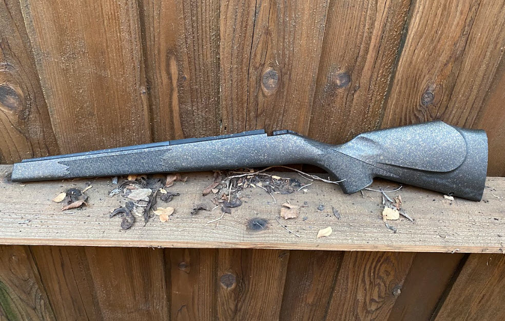 Chipped Coating Rifle Bolt Action Rifle with Custom Splatter | Cerakote