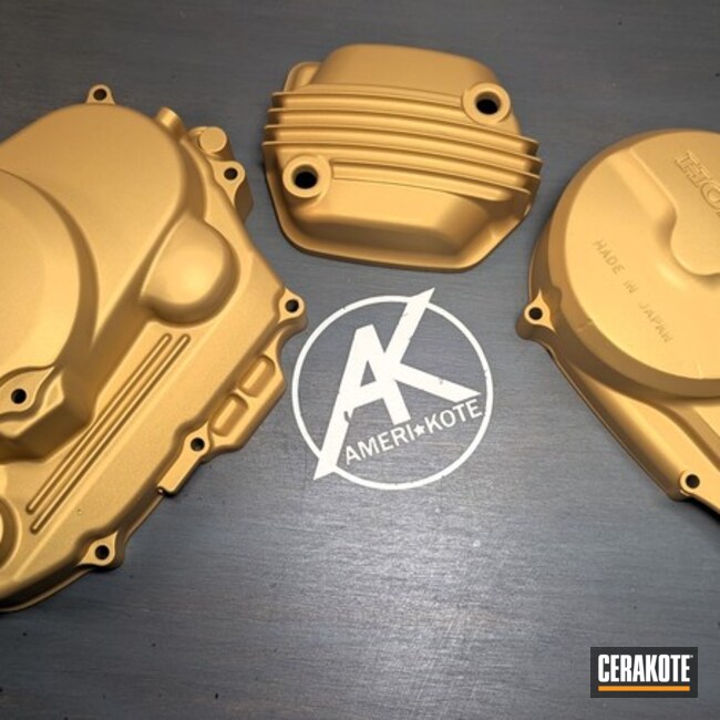 Gold Honda Valve Covers
