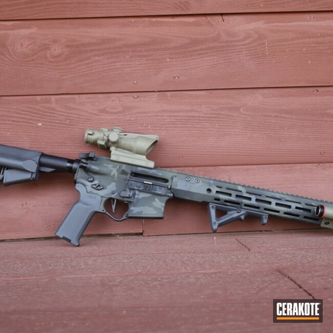 Blended Camo Ar-15