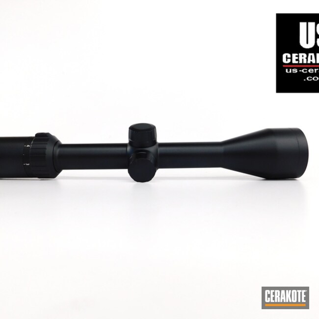 Scope Coated With Cerakote In H-238