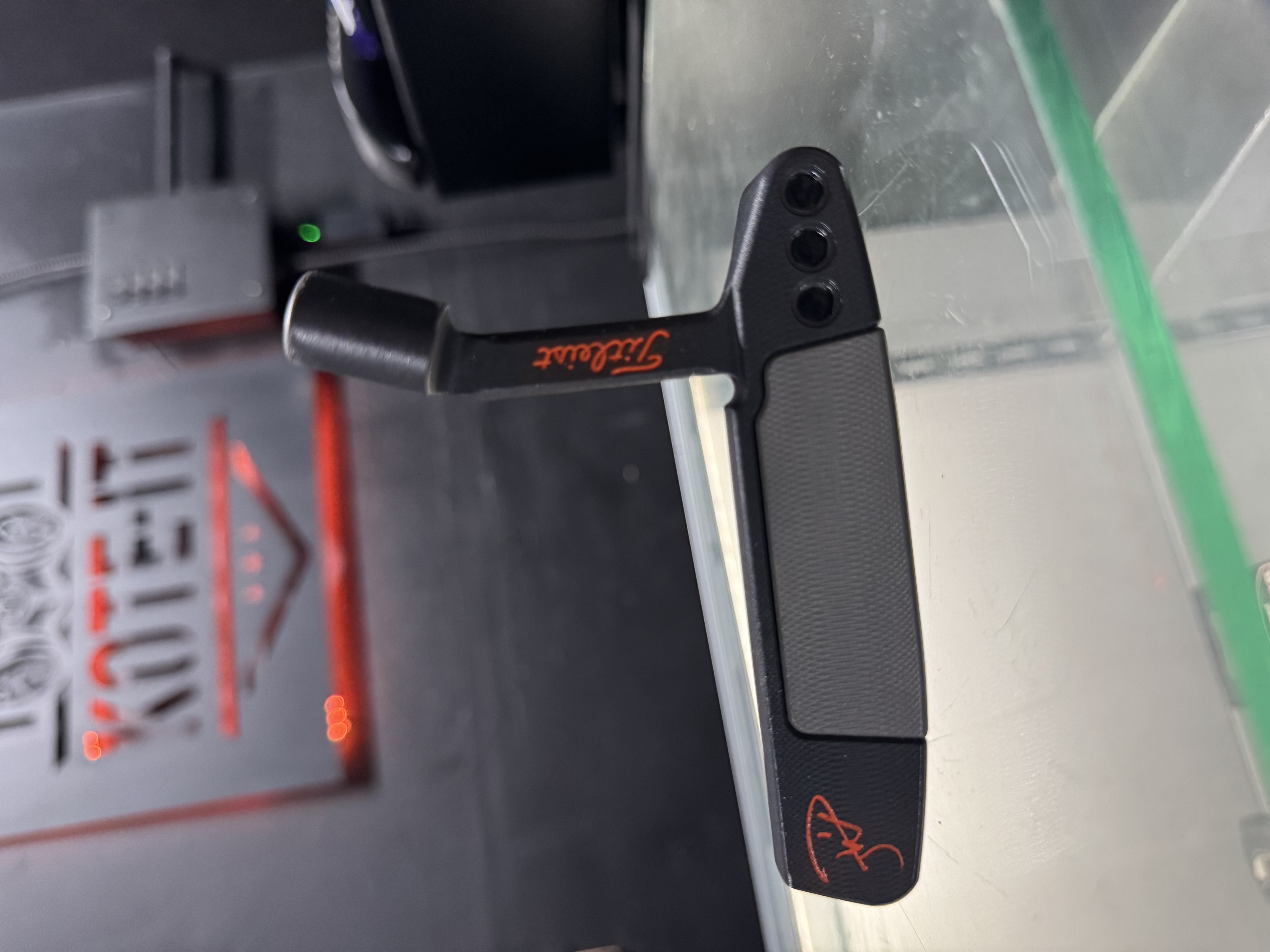 Custom Orange Putter Custom Scotty Cameron putter | Cerakote