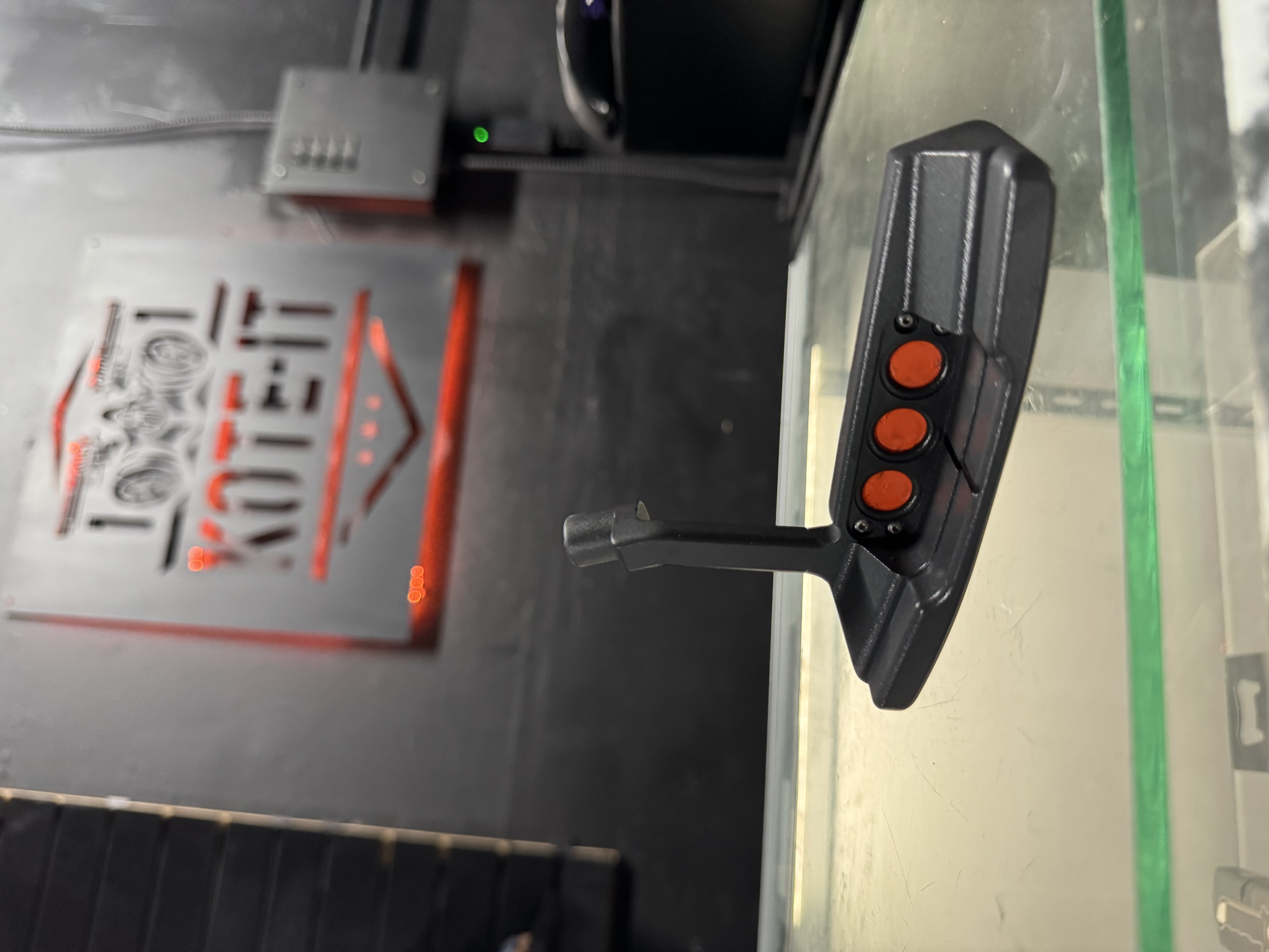Custom Orange Putter Custom Scotty Cameron putter | Cerakote