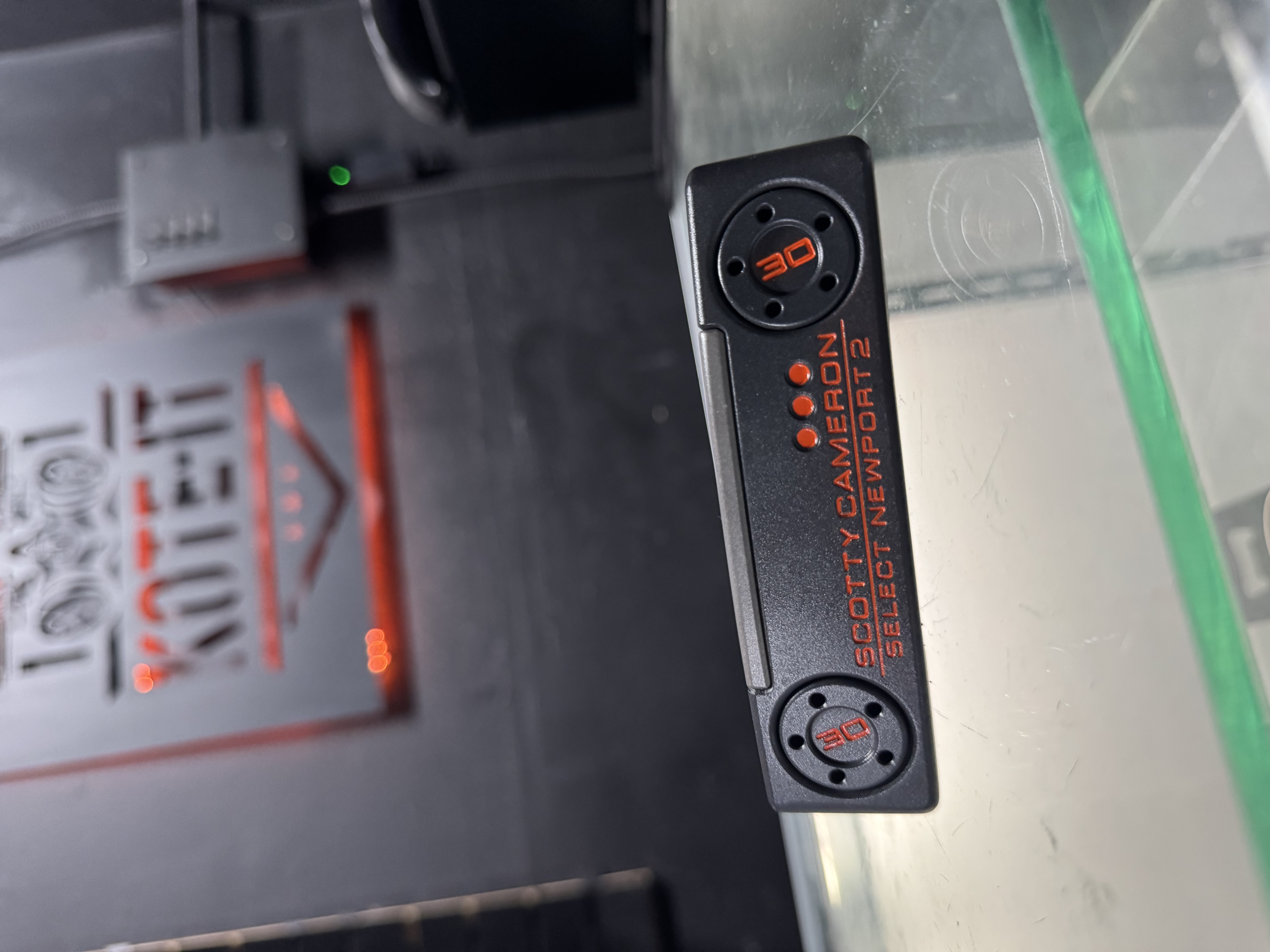 Custom Orange Putter Custom Scotty Cameron putter | Cerakote