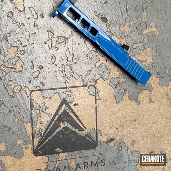 Glock 19 Coated With Cerakote In H-300 And H-171