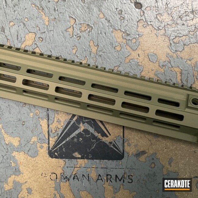 Geisselle Handguards Coated With Cerakote In H-122