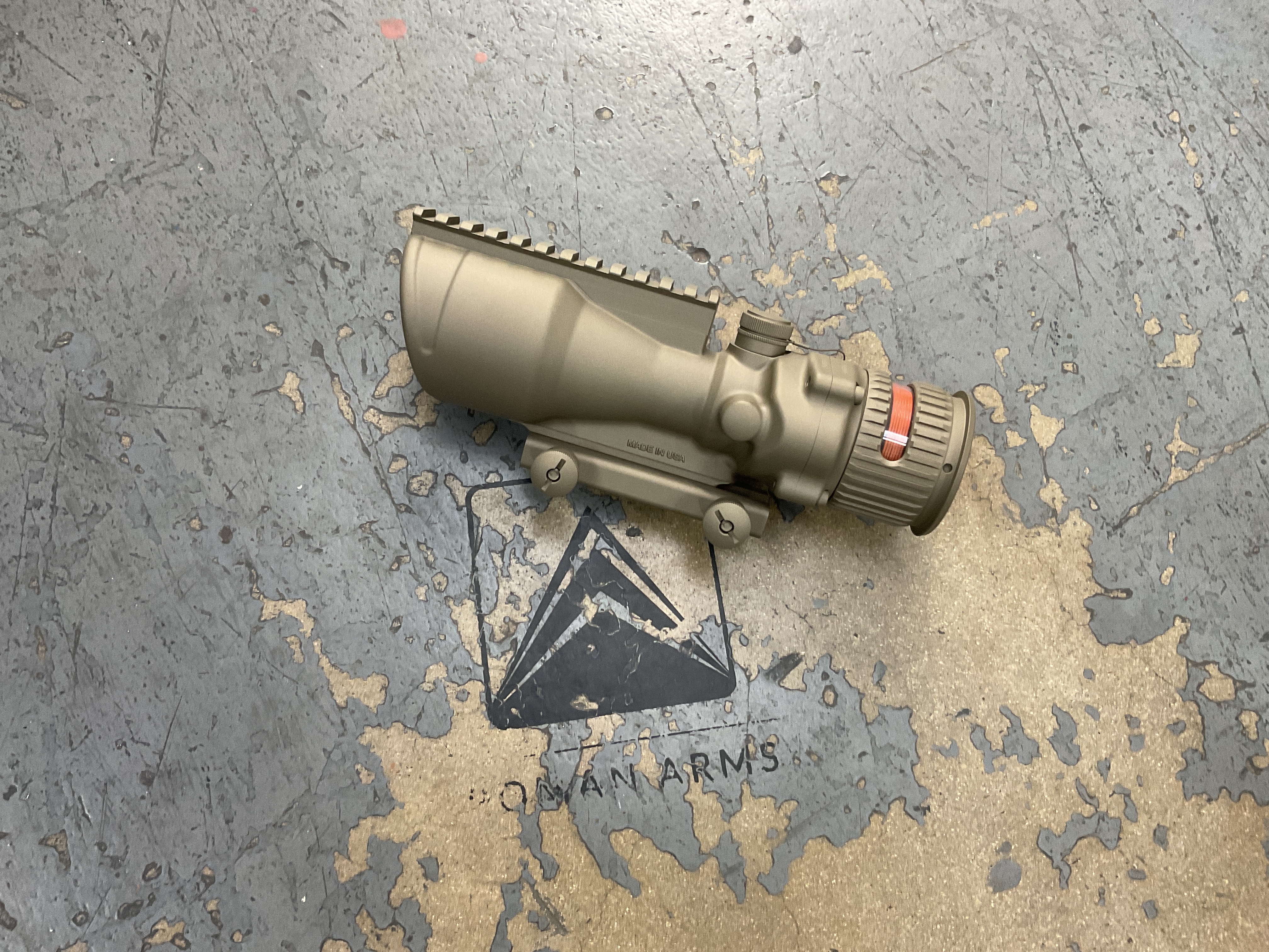 Acog Coloring Pages Acog finished in Gold | Cerakote
