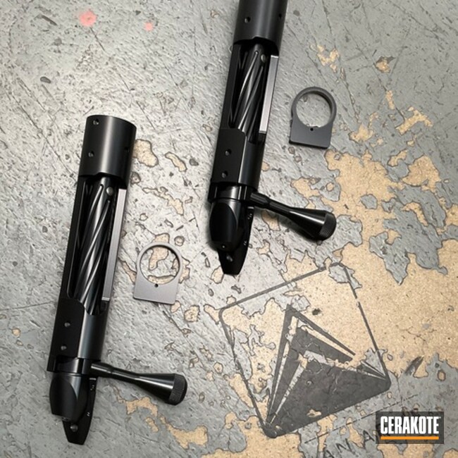 Blackout Bcg Coated With Cerakote In Blackout