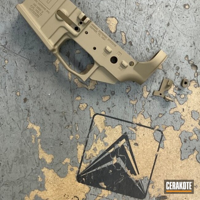 Lower Coated With Cerakote In Magpul® Flat Dark Earth