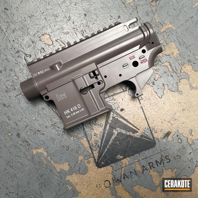 Hk 416 Coated With Cerakote In E-130