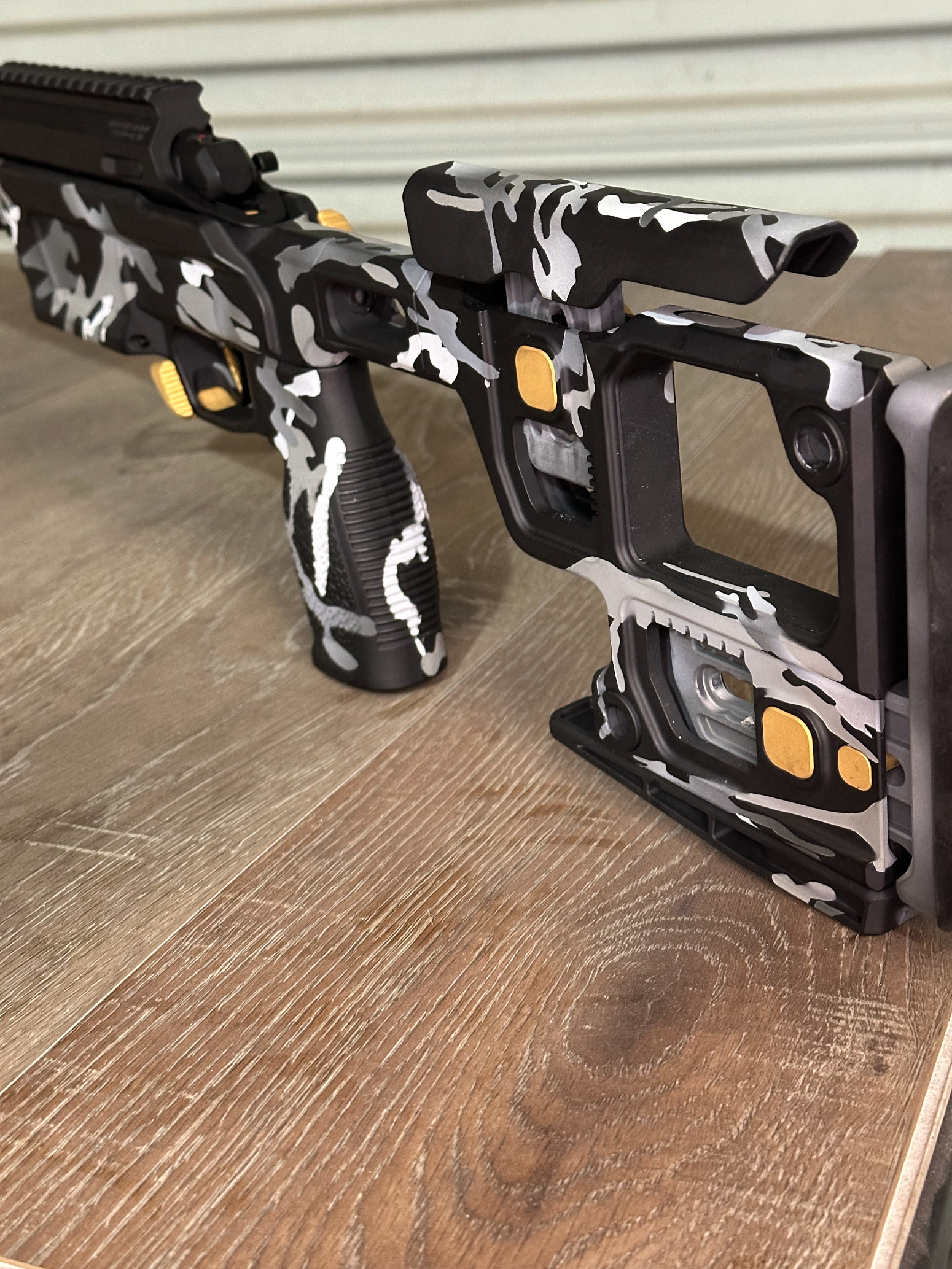 Colorful Rifle Custom Chassis Bolt Action Rifle Build | Cerakote