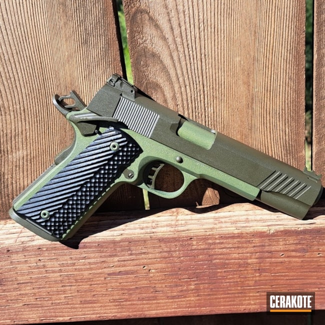Crocodile, Graphite Black And Cobalt Kinetics™ Green 1911
