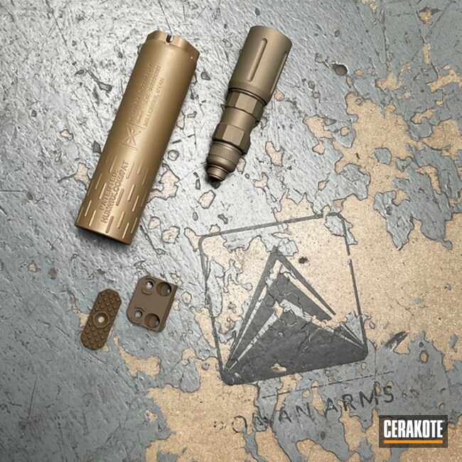 Flow Through Coated With Cerakote In H-261 And H-122