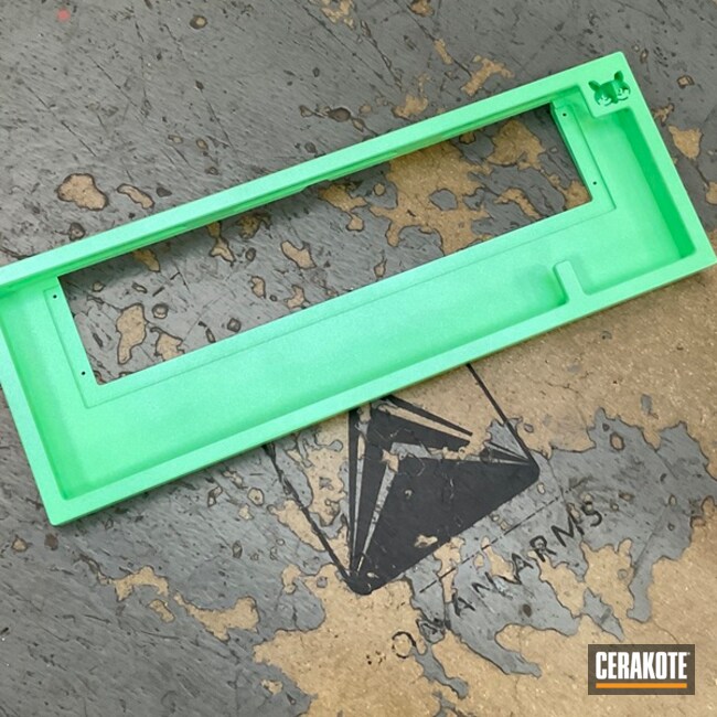 Keyboard Frame Coated With Cerakote