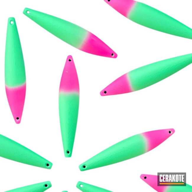 Fishing Lure Prison Pink & Island Green